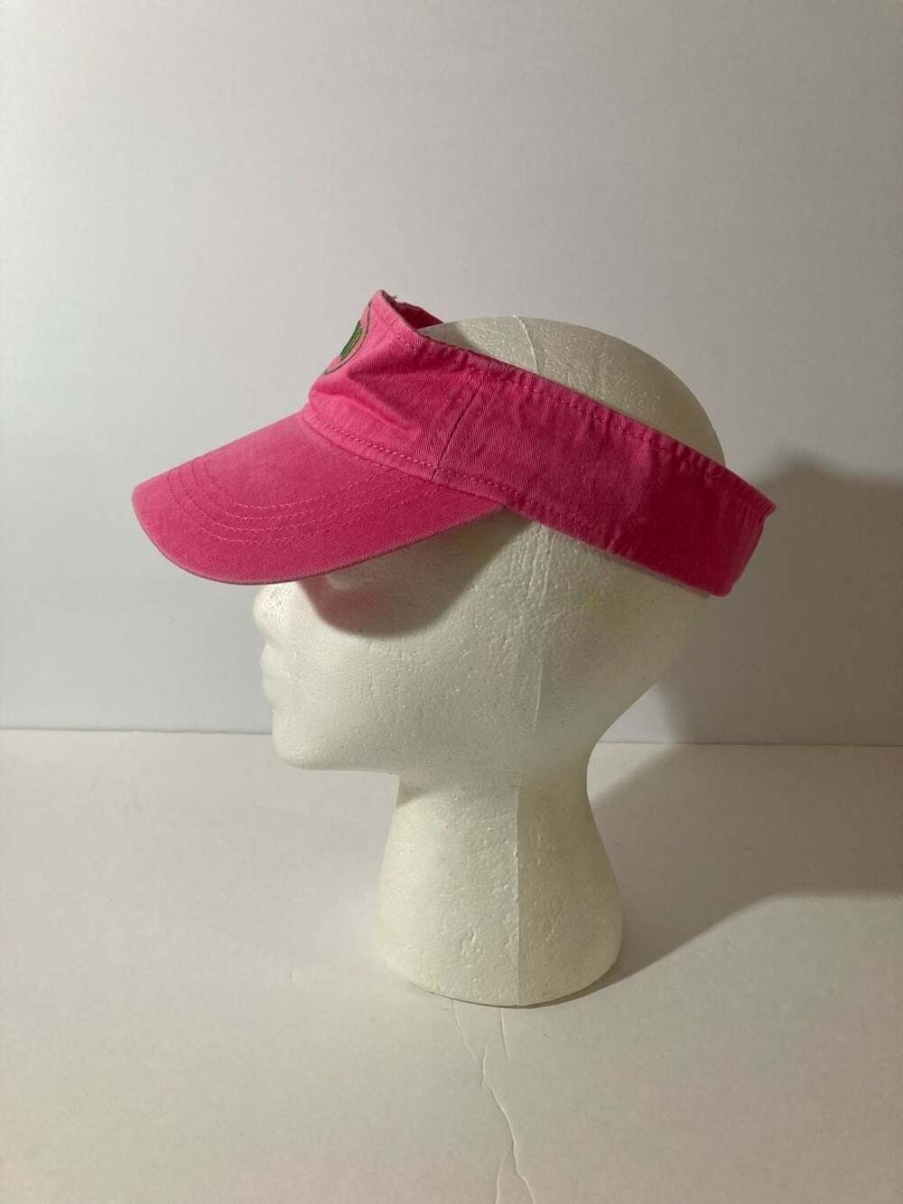 Anvil Pink Visor with MNO Embroidered Logo